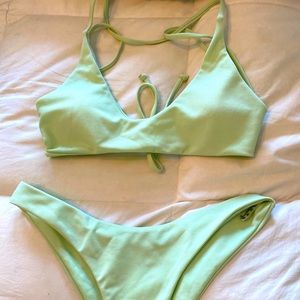Green bikini